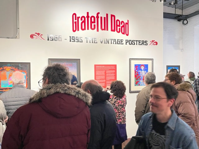Grateful Dead Posters on Display at The Narrows Center in Fall River, Massachusetts!