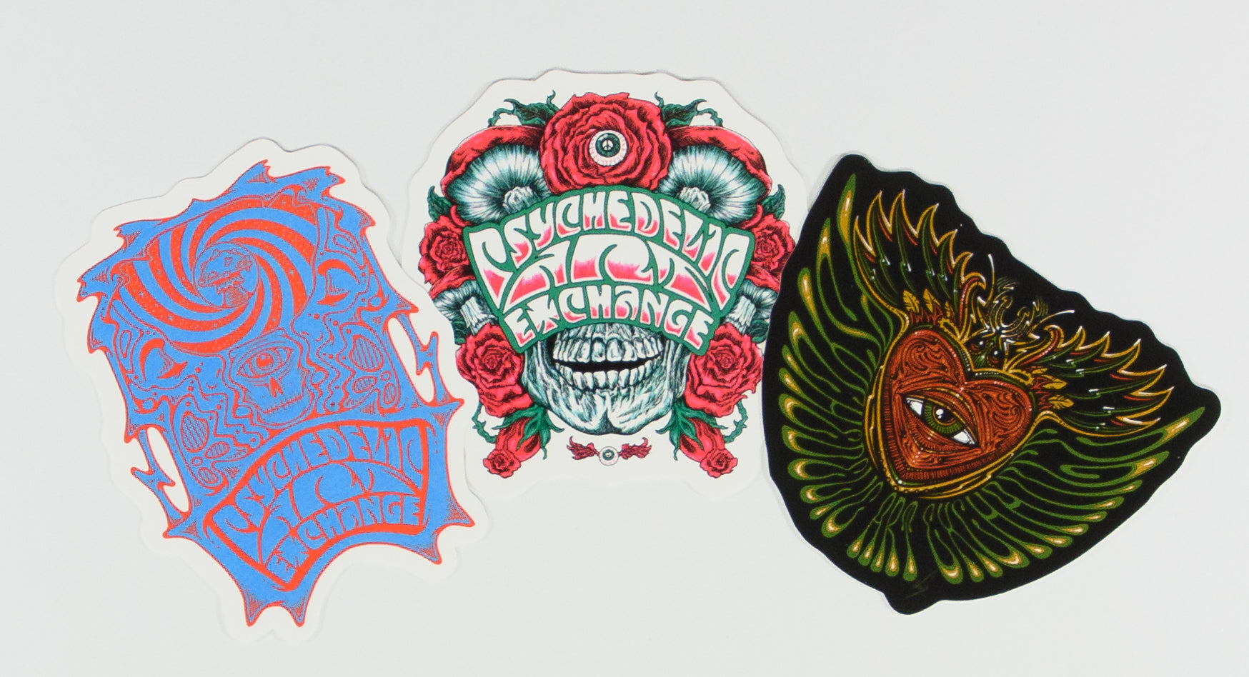 Psychedelic Art Exchange Logo Jam Vinyl Stickers (Set of Four)