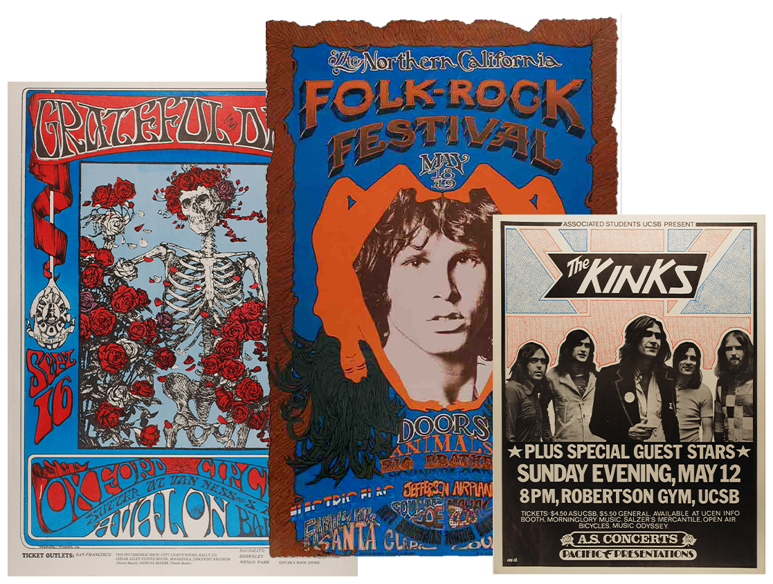 Rock Ruff Poster Psychadelic Vintage Rock Concert Poster