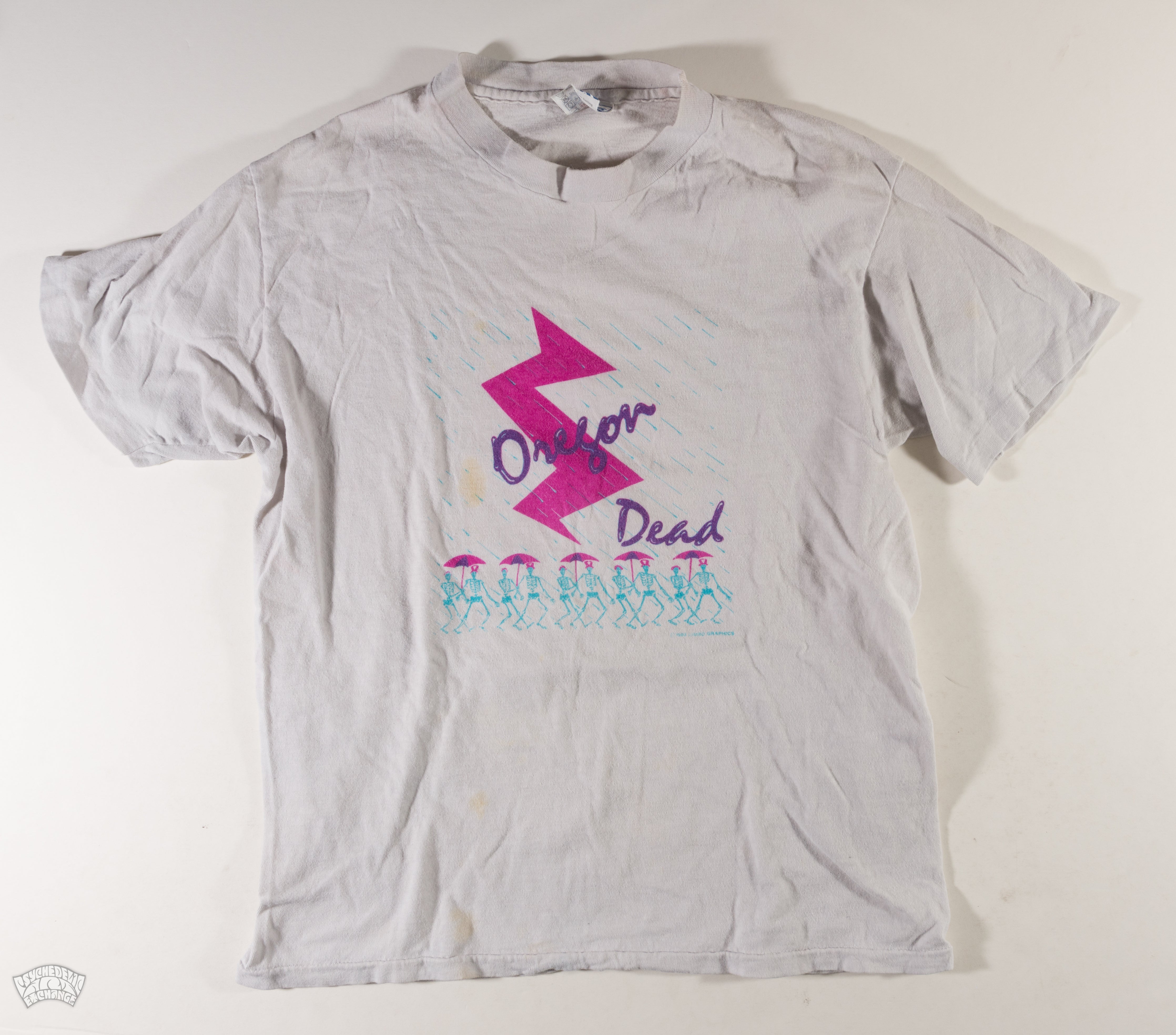 1983- Grateful Dead Oregon Dead - Fan Art -Vintage T-Shirt